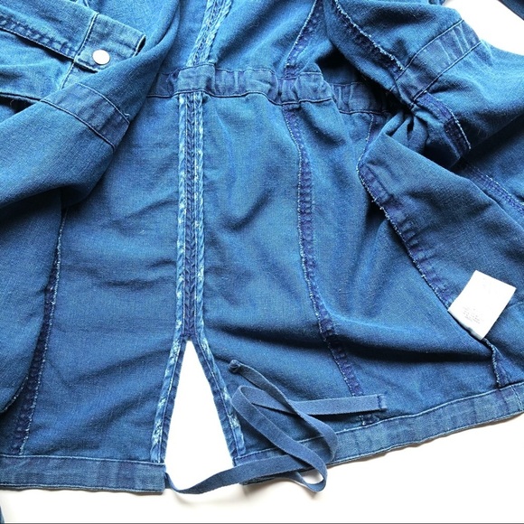 Anthropologie Hei Hei Oversized Denim Jacket - Picture 10 of 12